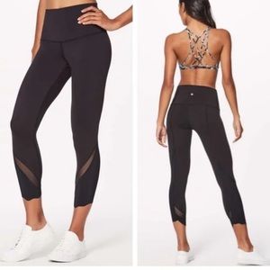 Lululemon Wunder Under Scallop Leggings